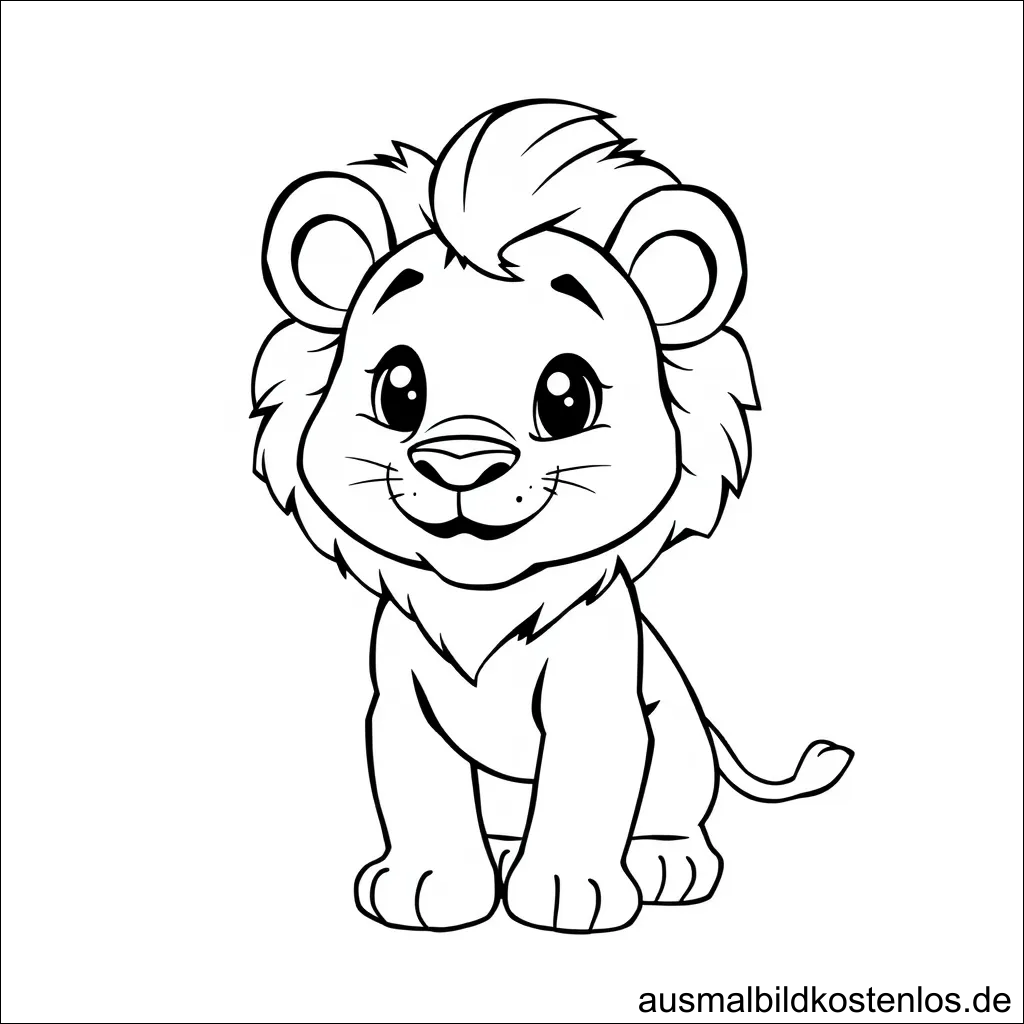 Löwe Ausmalbild Kostenlos