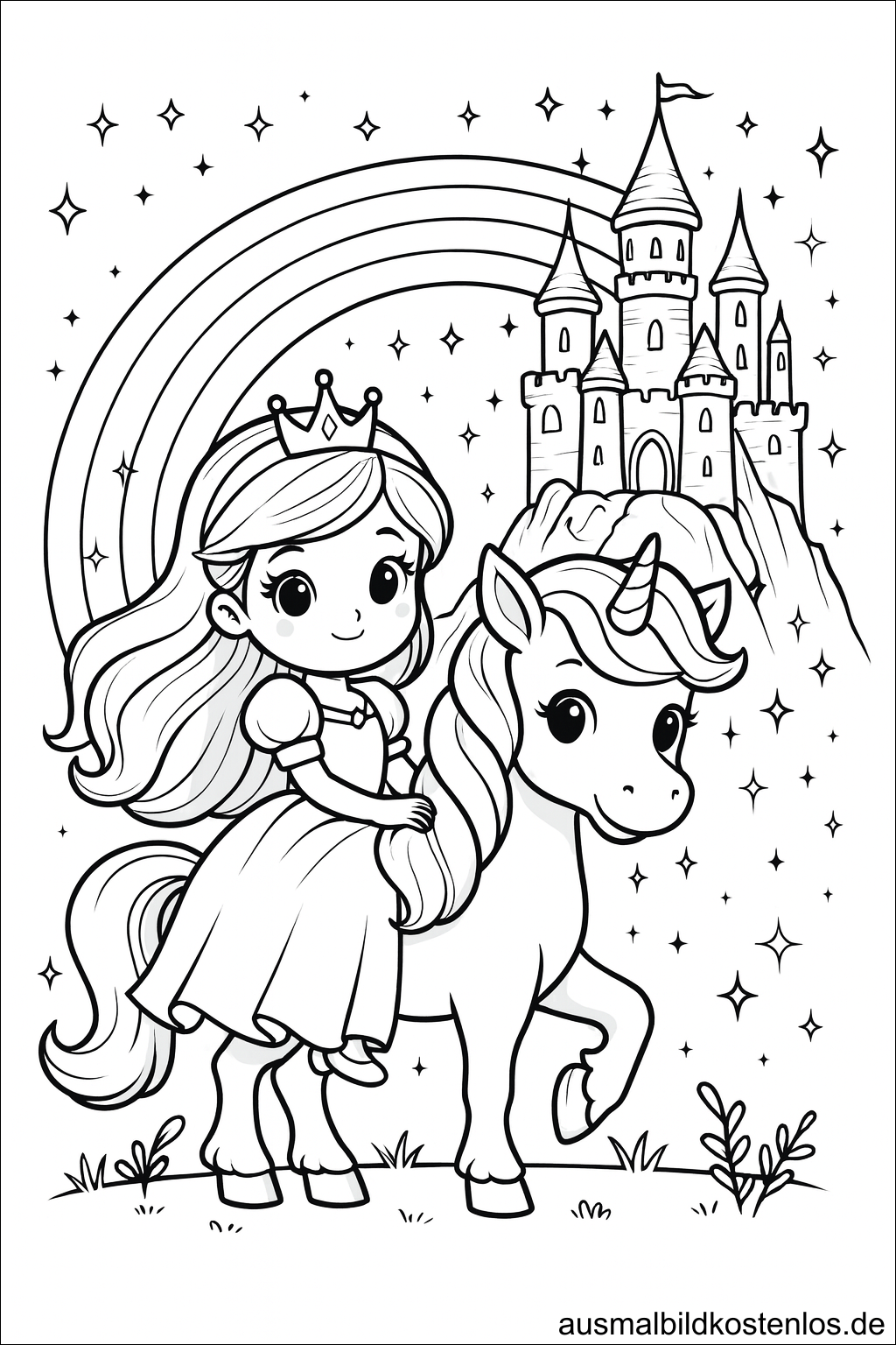 Prinzessin Ausmalbilder M rchenhafte Malvorlagen Mit Einh rnern Prinzessin Ausmalbilder M rchenhafte Malvorlagen Mit Einh rnern