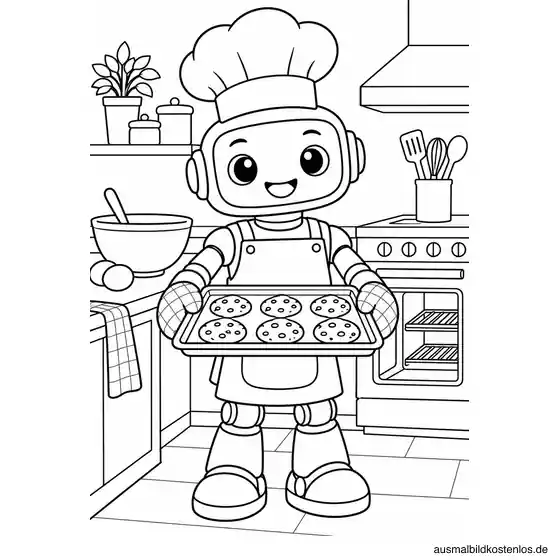 Roboter Chef in der Küche