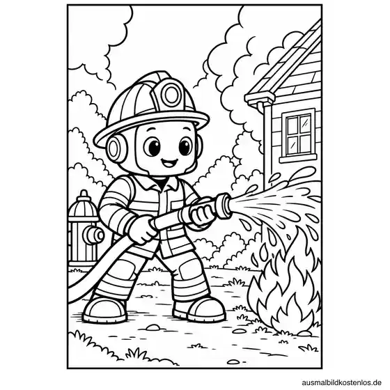 Roboter Feuerwehrmann