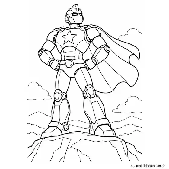 Roboter Superheld