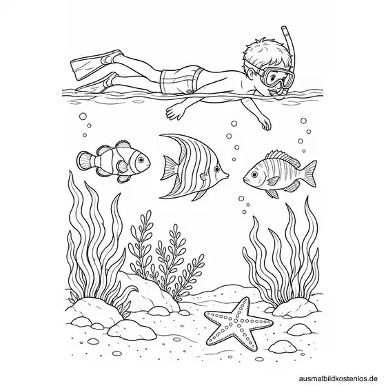 Beim Schnorcheln die Unterwasserwelt entdecken